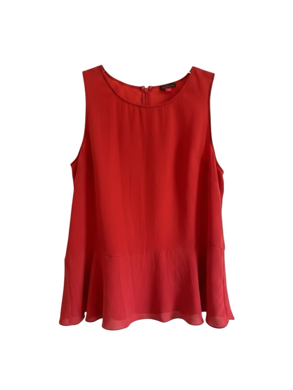 Vince Camuto Lightweight Airy Sleeveless Peplum Top Size XL - Picture 5 of 8
